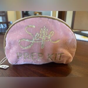 Pink Selfie Prep Kit Pouch Makeup bag, NWT